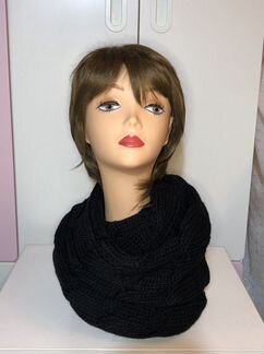 Снуд чёрный, новый