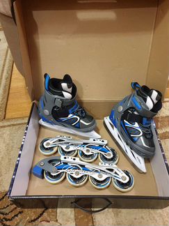 Коньки детские раздвижные 31-34 для мальчика