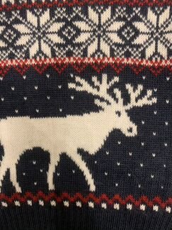 Новогодний свитер на 3-4 года