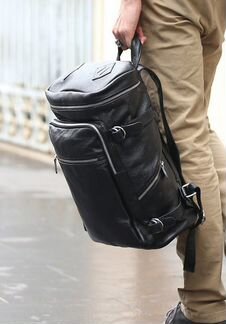 Мужской кожаный рюкзак новый оригинал BP703