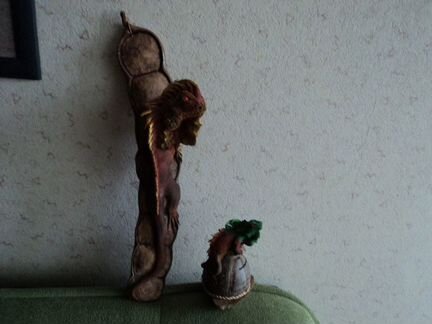 Фигурки хамелеона. 2 шт