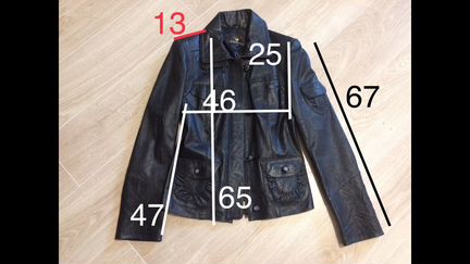 Куртка нат кожа новая 46р