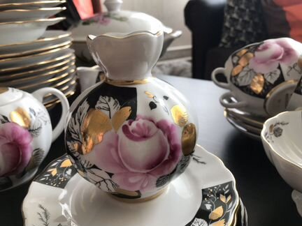 Чайный сервис Лфз розы