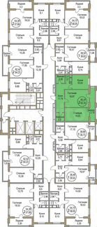 2-к квартира, 62.3 м², 16/19 эт.