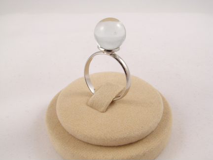 Кольцо Хрустальный шар (11мм)