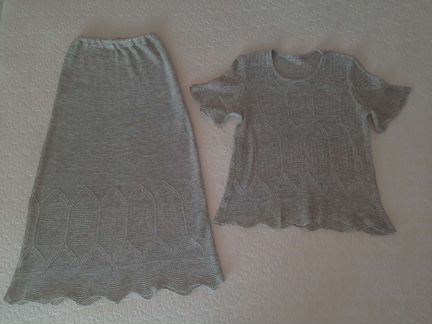 Костюм женский из вологодского льна