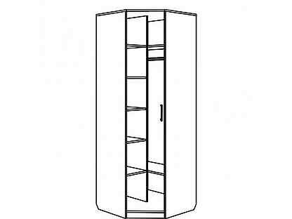 Сабрина шкаф угловой