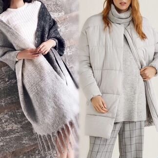 Новый S-L Mango Зимний Пуховик Zara Max Kors Dkny