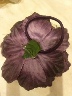 Искусственные цветы -брошки(резинки для волос)