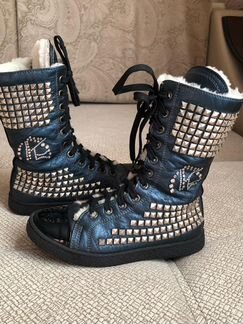 Крутые ботинки John Galliano, размер 32. Италия