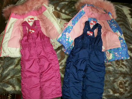 Зимние костюмы для девочек - новые