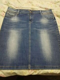 Юбка джинсовая новая размер 52- 54