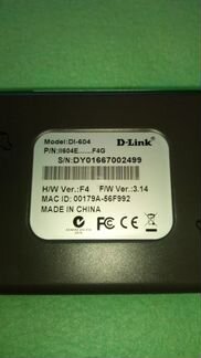 Свич-роутер D-link DI-604