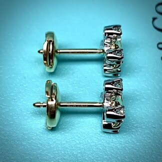 Серьги Tiffany & Co. Schlumberger Lynn золото и пл