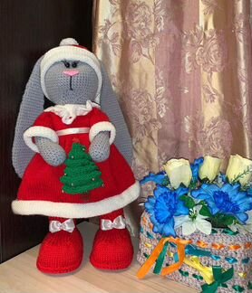 Заяц тильда «Новогодний»