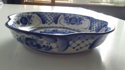 Гжель. Блюдо