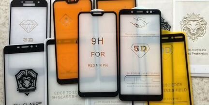 Защитные стекла: iPhone,Xiaomi,Huawei,SamsungHonor