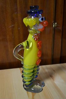 Клоун стеклянная фигура