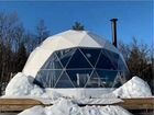 Сферический шатер для глемпинга. Геокупол