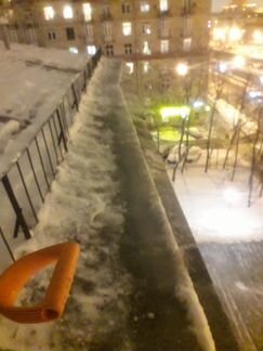 Чистка снег с крыш