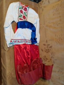 Детский костюм для танцев,гопак,рост135-165,р-38