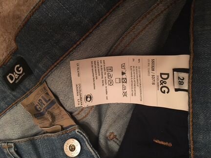 Джинсы D&G, оригинал