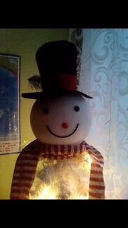 Новогоднее украшение снеговик ёлка