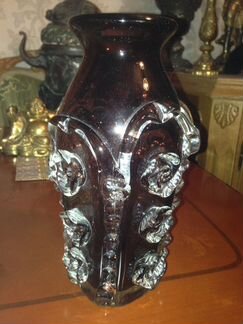 Ваза цветное стекло