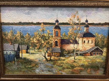 Картина летний пейзаж