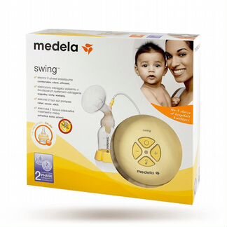 Молокоотсос medela swing + стерилизатор