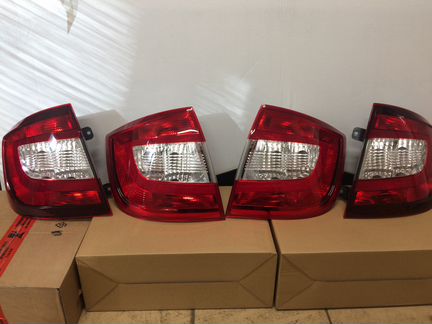 Шкода рапид рестайлинг фонарь правый