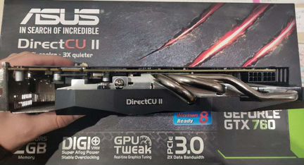 Видеокарта nVidea GTX 760 Asus