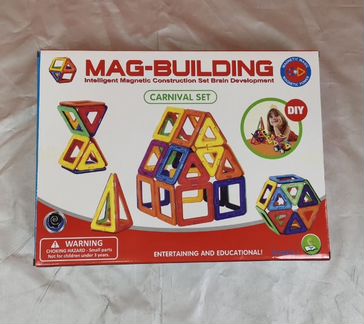 Магнитный конструктор mag building 28дет. Оригинал