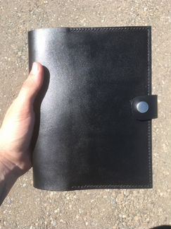 Кожаный ежедневник тетрадь ручной работы на кольца
