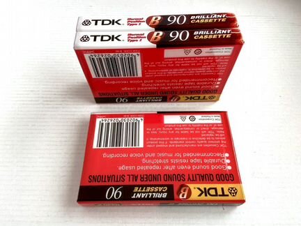 Аудиокассеты кассеты TDK B 90 - Normal