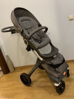 Коляска stokke xplory V5 2в1 Чёрный меланж