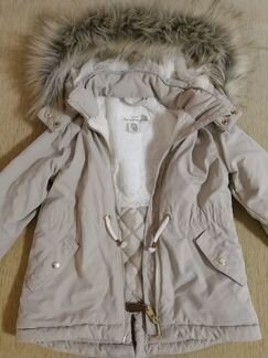 Куртка-парка демисезонняя для девочки 92