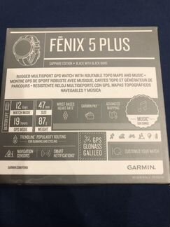 Часы garmin fenix 5 plus Sapphire Edition