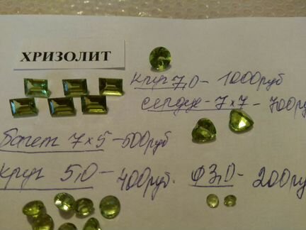 Хризолит натуральный, Бразилия