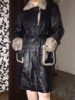 Плащ кожаный, зимы/осень