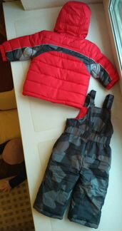 Новый теплый комбинезон London Fog Rugged Bear 12М