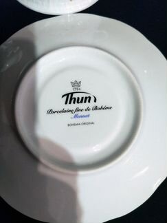 Фарфор Thun Менуэт. Чехия. Чайно - кофейный набор