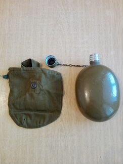 Фляжка армейская в чехле