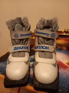 Лыжные ботинки плюс лыжи