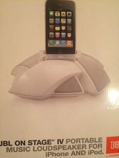 JBL on st age IV white Колонка для iPhone
