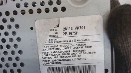 Магнитола Nissan Navara, 2004