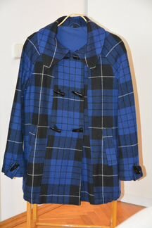 Шерстяное пальто-дафлкоат Topshop