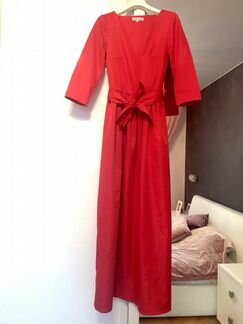 Платье красное и в пир, и в мир. Р-р 42-44