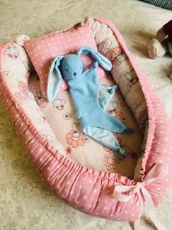 Гнкздышко-кокон, зайка-комфортер