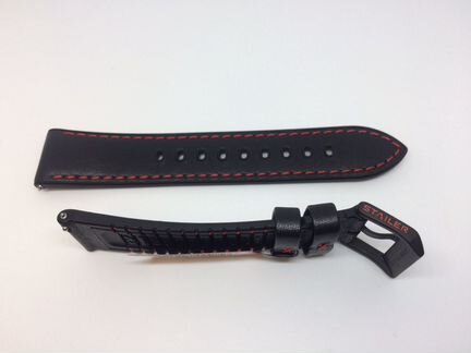Ремень для часов Stailer Max Sport Black Red 3 22